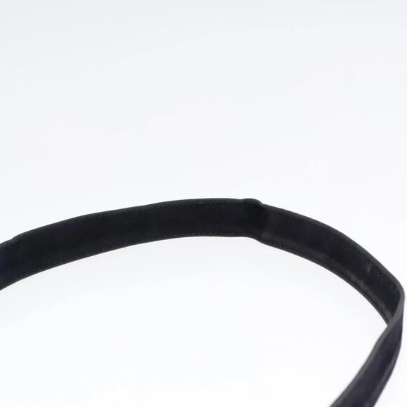 Burberrys Nova Check Shoulder Bag Canvas Navy Gold Auth 92324 - Picture 9 of 16